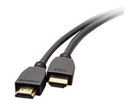 C2G 10ft (3m) Ultra High Speed HDMI® Cable with Ethernet - 8K 60Hz - Ultra High Speed - HDMI-kaapeli Ethernetillä - HDMI uros to HDMI uros - 3 m - musta - tuki 8K 60 Hz (7680 x 4320) C2G10412