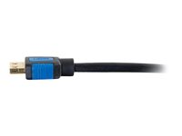 C2G 3ft HDMI Cable with Gripping Connectors - High Speed 4K HDMI Cable - 4K 60Hz - M/M - HDMI-kaapeli Ethernetillä - HDMI uros to HDMI uros - 91.4 cm - kaksoiseristetty - musta - 4K-tuki 29675