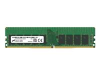 Micron - DDR4 - moduuli - 16 Gt - DIMM 288 nastaa - 3200 MHz / PC4-25600 - CL22 - 1.2 V - puskuroimaton - ECC MTA18ASF2G72AZ-3G2R1R