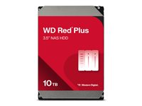 WD Red Plus WD101EFBX - Kiintolevyasema - 10 Tt - sisäinen - 3.5" - SATA 6Gb/s - 7200 kierrosta/min - puskuri: 256 Mt WD101EFBX