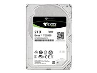 Seagate Exos 7E2000 ST2000NX0273 - Kiintolevyasema - 2 Tt - sisäinen - 2.5" SFF - SAS 12Gb/s - nearline - 7200 kierrosta/min - puskuri: 128 Mt ST2000NX0273