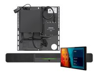 Crestron Flex UC-B30-T-WM - For Microsoft Teams Rooms - videoneuvottelupakkaus (äänipalkki, kosketusnäyttökonsoli, mini-PC) - sertifioitu Microsoft Teamsille - musta UC-B30-T-WM