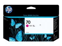 HP 70 - 130 ml - magenta - alkuperäinen - DesignJet - mustepatruuna malleihin DesignJet HD Pro MFP, T120, Z2100, Z3100, Z3100ps, Z3200, Z3200ps, Z5200, Z5400 C9453A