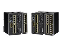 Cisco Catalyst IE3300 Rugged Series - Kytkin - Hallinnoitu - 10 x 10/100/1000 (8 PoE+) + 2 x SFP - DIN-kiskoon kiinnitettävä - PoE+ (360 W) - tasavirta IE-3300-8P2S-E