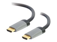 C2G Select 3m (10ft) HDMI Cable with Ethernet - High Speed CL2 In-Wall Rated - M/M - HDMI-kaapeli Ethernetillä - HDMI uros to HDMI uros - 3 m - suojattu - musta malleihin Dell Venue 10 5050 42523