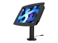 Compulocks iPad Air 10.9" (4-5th Gen) Space Enclosure Tilting Stand 4" - Teline malleihin tabletti - lukittava - korkealaatuinen alumiini - musta -näytön koko: 10.9" - tiskin yläosa malleihin Apple 10.9-inch iPad Air (4. sukupolvi, 5th generation) TCDP04109IPDSB