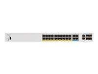Cisco Business 350 Series CBS350-24MGP-4X - Kytkin - L3 - Hallinnoitu - 20 x 10/100/1000 (PoE+) + 4 x 2.5GBase-T (PoE+) + 2 x combo 10 Gigabit SFP+/RJ-45 + 2 x 10 Gigabit SFP+ - telineeseen asennettava - PoE+ (375 W) CBS350-24MGP-4X-EU