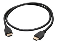 C2G 3ft 4K HDMI Cable with Ethernet - High Speed - UltraHD Cable - M/M - HDMI-kaapeli Ethernetillä - HDMI uros to HDMI uros - 91 cm - suojattu - musta 56782