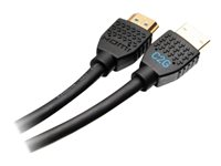 C2G 20ft 4K HDMI Cable with Ethernet - Premium Certified - High Speed 60Hz - HDMI-kaapeli Ethernetillä - HDMI uros to HDMI uros - 6.07 m - suojattu - musta - 4K-tuki 50188