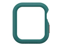 LifeProof Eco-Friendly - Puskurikuori älykellolle - pieni - 85 % valtameripohjainen kierrätetty muovi - down under (vihreä/oranssi) malleihin Apple Watch (40 mm) 77-83811