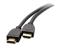 C2G 6ft (1.8m) Ultra High Speed HDMI® Cable with Ethernet - 8K 60Hz - Ultra High Speed - HDMI-kaapeli Ethernetillä - HDMI uros to HDMI uros - 1.8 m - musta - tuki 8K 60 Hz (7680 x 4320) C2G10411