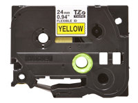 Brother TZe-FX651 - Musta keltaisella - Rulla (2,4 cm x 8 m) 1 kasetti(a) joustava nauha malleihin Brother PT-D600; P-Touch PT-3600, D610, D800, E550, P750, P900, P950; P-Touch EDGE PT-P750 TZEFX651