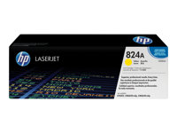 HP 824A - Keltainen - alkuperäinen - LaserJet - väriainekasetti (CB382A) malleihin Color LaserJet CM6040, CM6040f, CM6049f, CP6015de, CP6015dn, CP6015n, CP6015x, CP6015xh CB382A