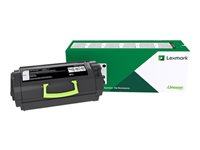 Lexmark 622H - Tuottoisa - musta - alkuperäinen - väriainekasetti LCCP, LRP malleihin Lexmark MX710, MX711, MX810, MX811, MX812 62D2H00