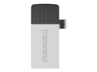 Transcend JetFlash Mobile 380 - USB Flash-asema - 16 Gt - USB 2.0 - hopea TS16GJF380S