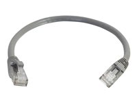 C2G Cat5e Booted Unshielded (UTP) Network Patch Cable - Kytkentäkaapeli - RJ-45 (uros) to RJ-45 (uros) - 3 m - UTP - CAT 5e - valettu, piikitön, säikeinen - harmaa 83144