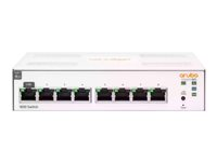 HPE Aruba Instant On 1830 8G Switch - Kytkin - smart - 8 x 10/100/1000 - työpöytä JL810A#ABB