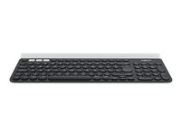 Logitech K780 Multi-Device - Näppäimistö - langaton - Bluetooth, 2.4 GHz - Iso-Britannia - valkoinen 920-008041