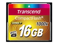 Transcend Ultimate - Flash-muistikortti - 16 Gt - 1000x - CompactFlash TS16GCF1000