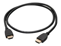 C2G 6ft 4K HDMI Cable with Ethernet - High Speed - UltraHD Cable - M/M - HDMI-kaapeli Ethernetillä - HDMI uros to HDMI uros - 1.83 m - suojattu - musta 56783