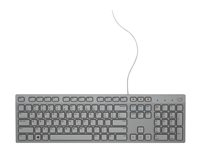 Dell KB216 - Näppäimistö - USB - QWERTY - Yhdysvaltain englanti kansainv. - harmaa malleihin Latitude 34XX, 35XX, 5320, 5520; OptiPlex 7770; Precision 3440; Vostro 3681, 3888, 39XX 580-ADHR