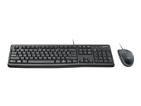 Logitech Desktop MK120 - Näppäimistö- ja hiiri -pakkaus - USB - Pohjoismaat 920-002823