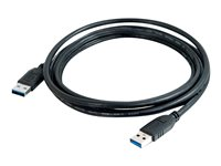 C2G - USB-kaapeli - USB Type A (uros) to USB Type A (uros) - USB 3.0 - 1 m - musta 81677