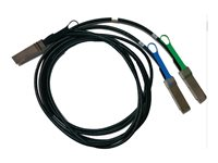 NVIDIA - 100GBase-AOC-suorakytkentäkaapeli - QSFP28 to QSFP28 - kuituoptinen - aktiivinen optinen hybridikaapeli 980-9I37I-00C005