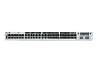 Cisco Catalyst 9300L - Network Essentials - kytkin - L3 - Hallinnoitu - 36 x 10/100/1000 (UPOE) + 2 x 40Gb Ethernet + 12 x 1/2.5/5/10GBase-T - telineeseen asennettava - UPOE (675 W) C9300L-48UXG-2Q-E