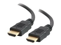 C2G 3m High Speed HDMI Cable with Ethernet - 4K - UltraHD - HDMI-kaapeli Ethernetillä - HDMI uros to HDMI uros - 3 m - musta malleihin Dell Inspiron 3847 82006