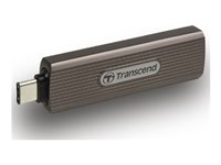 Transcend ESD330C - SSD - salattu - 1 Tt - ulkoinen (kannettava) - USB (USB-C liitin) - AES 256 bittiä - tumma harmaanruskea TS1TESD330C