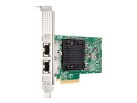 Broadcom BCM57416 - Verkkosovitin - PCIe 3.0 x8 - Gigabit Ethernet / 10Gb Ethernet x 2 malleihin ProLiant DL20 Gen10, DL325 Gen10, DL360 Gen10, DL380 Gen10, ML30 Gen10, XL220n Gen10 P26253-B21