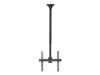 HI-ND Ceiling Mount Universal - Asennuspakkaus (kattoasennus, teleskooppitanko) malleihin LCD-näyttö - musta, RAL 9005 -näytön koko: 32"-55" C-CM01-02