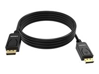 Vision Professional - DisplayPort -kaapeli - DisplayPort (uros) to DisplayPort (uros) - 2 m - 4K-tuki - musta TC 2MDP/BL