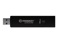IronKey D300S - USB Flash-asema - salattu - 16 Gt - USB 3.1 Gen 1 - FIPS 140-2 Level 3 - TAA-yhteensopiva IKD300S/16GB