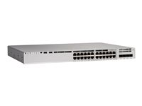 Cisco Catalyst 9200L - Network Essentials - kytkin - L3 - 24 x 10/100/1000 (PoE+) + 4 x Gigabit SFP (uplink) - telineeseen asennettava - PoE+ (740 W) C9200L-24P-4G-E