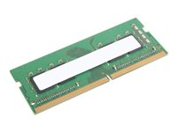 Lenovo - DDR4 - moduuli - 32 Gt - SO-DIMM 260-pin - 3200 MHz / PC4-25600 - puskuroimaton - non-ECC - Campus malleihin ThinkCentre M70q Gen 2; M90a Gen 2; M90a Gen 3; M90q Gen 2; ThinkPad E14 Gen 5; L15 Gen 3 4X71D09536