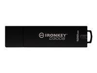 IronKey D300S - USB Flash-asema - salattu - 128 Gt - USB 3.1 Gen 1 - FIPS 140-2 Level 3 - TAA-yhteensopiva IKD300S/128GB
