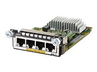 HPE Aruba 3810M/2930M Smart Rate Module - Laajennusmoduuli - 1/2.5/5/10GBase-T (PoE+) x 4 malleihin HPE Aruba 2930M 24, 2930M 48, 3810, 3810M 16, 3810M 24, 3810M 40, 3810M 48 JL081A