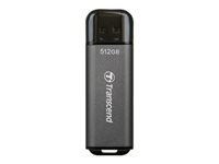 Transcend JetFlash 920 - USB Flash-asema - 512 Gt - USB 3.2 Gen 1 - avaruuden harmaa TS512GJF920