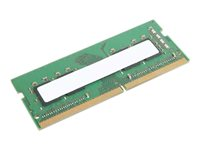 Lenovo - DDR4 - moduuli - 8 Gt - SO-DIMM 260-pin - 3200 MHz / PC4-25600 - puskuroimaton - non-ECC - Campus malleihin K14 Gen 1; ThinkBook 14 G5 IRL; ThinkPad E14 Gen 3; E14 Gen 5; P16s Gen 1; V15 G2 ITL 4X71D09532