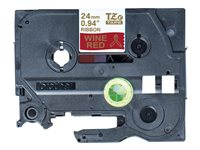 Brother TZe-RW54 - Satiini - kulta ja viininpunainen - Rulla (2,4 cm x 4 m) 1 kasetti(a) nauhateippi malleihin Brother PT-D600; P-Touch PT-3600, D600, D800, E550, P750, P900, P950; P-Touch EDGE PT-P750 TZERW54