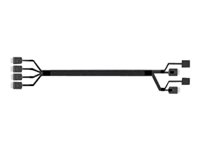 Intel - SATA-/SAS-kaapeli - 4i MiniLink SAS (SFF-8611) (uros) suora to 4i MiniLink SAS (SFF-8611) (uros) oikeakulmainen - 75.5 cm A2U4PSWCXCXK1