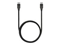 Kensington DisplayPort 1.4 (M/M) Cable, 6ft - DisplayPort -kaapeli - DisplayPort (uros) salvattu to DisplayPort (uros) salvattu - DisplayPort 1.4 - 1.83 m - 8K tuki - musta K33021WW