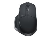 Logitech MX Master 2S - Hiiri - laser - 7 painiketta - langaton - 2.4 GHz, Bluetooth - USB Logitech Unifying -vastaanotin - grafiitti malleihin Komplett Office Micro R9 910-005966