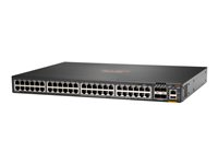 HPE Aruba Networking CX 6200F 48G 4SFP+ Switch - Kytkin - L3 - Hallinnoitu - 48 x 10/100/1000 + 4 x 100/1000/10G SFP+ - edestä ja sivulta taakse - telineeseen asennettava JL726B#ABB