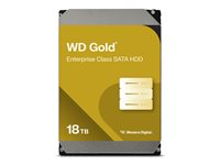 WD Gold WD181KRYZ - Kiintolevyasema - 18 Tt - sisäinen - 3.5" - SATA 6Gb/s - 7200 kierrosta/min - puskuri: 512 Mt WD181KRYZ