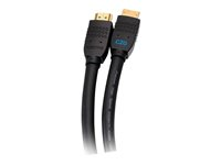 C2G 35ft 4K HDMI Cable - In-Wall CMG (FT4) Rated - Performance Series - High Speed - HDMI-kaapeli - HDMI uros to HDMI uros - 10.7 m - musta - 4K30Hz:n (4096 x 2160) tuki C2G10388