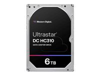 WD Ultrastar DC HC310 HUS726T6TALN6L4 - Kiintolevyasema - 6 Tt - sisäinen - 3.5" - SATA 6Gb/s - 7200 kierrosta/min - puskuri: 256 Mt 0B35946