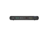 Belkin Universal Secure Single-Head - 2. sukupolvi - KVM / audiokytkin - 4 x KVM / audio - 1 paikallinen käyttäjä - työpöytä F1DN104KVM-UNN4